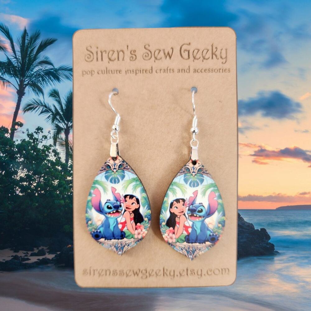 Lilo and Stitch earrings